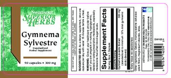 Swanson Superior Herbs Gymnema Sylvestre 300 mg - standardized herbal supplement