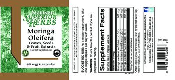 Swanson Superior Herbs Moringa Oleifera - herbal supplement