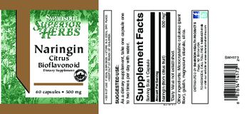 Swanson Superior Herbs Naringin 500 mg - supplement