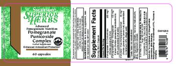 Swanson Superior Herbs Pomegranate Punicoside Complex - herbal supplement