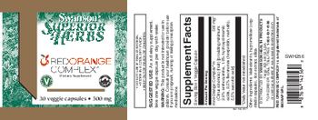 Swanson Superior Herbs Red Orange Complex 500 mg - supplement