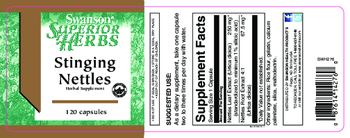 Swanson Superior Herbs Stinging Nettles - herbal supplement