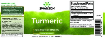 Swanson Turmeric 720 mg - herbal supplement