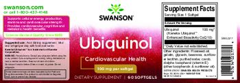 Swanson Ubiquinol 100 mg - supplement