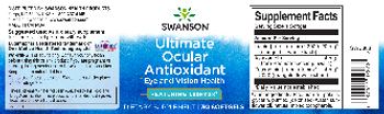 Swanson Ultimate Ocular Antioxidant - supplement