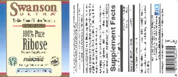 Swanson Ultra 100% Pure Ribose 750 mg - supplement