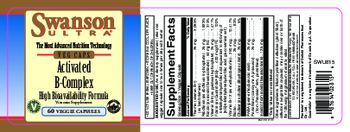 Swanson Ultra Activated B-Complex High Bioavailability Formula - vitamin supplement