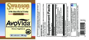 Swanson Ultra AvoVida Avocado/Soy Unsaponifiables 100 mg - supplement