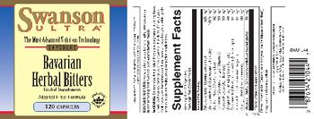 Swanson Ultra Bavarian Herbal Bitters - herbal supplement