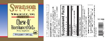 Swanson Ultra Chew-Q Bioenhanced CoQ10 100 mg - supplement
