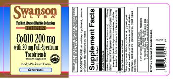 Swanson Ultra CoQ10 200 mg - supplement