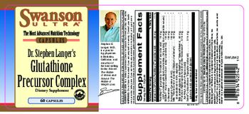 Swanson Ultra Dr. Stephen Langer's Glutathione Precursor Complex - supplement