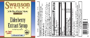 Swanson Ultra Elderberry Extract Syrup - herbal supplement