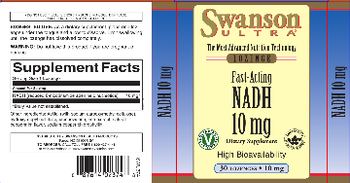 Swanson Ultra Fast-Acting NADH 10 mg - supplement