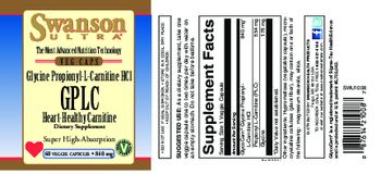 Swanson Ultra Glycine Propionyl-L-Carnitine HCl GPLC 840 mg - supplement