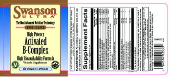Swanson Ultra High Potency Activated B-Complex - vitamin supplement