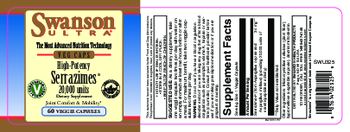 Swanson Ultra High-Potency Serrazimes 20,000 Units - supplement