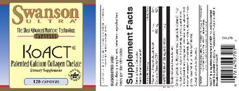 Swanson Ultra KoAct Patented Calcium Collagen Chelate - supplement