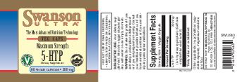 Swanson Ultra Maximum Strength 5-HTP 200 mg - supplement