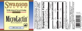 Swanson Ultra MicroLactin - supplement