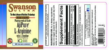 Swanson Ultra Pharmaceutical Grade AjiPure L-Arginine - supplement