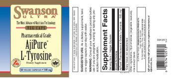 Swanson Ultra Pharmaceutical Grade AjiPure L-Tyrosine 500 mg - supplement