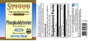 Swanson Ultra Phosphatidylserine 100 mg - supplement