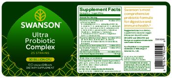 Swanson Ultra Probiotic Complex - supplement