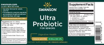 Swanson Ultra Probiotic for Seniors - supplement