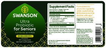 Swanson Ultra Probiotic For Seniors - supplement