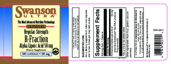 Swanson Ultra Regular Strength R-Fraction Alpha Lipoic Acid 50 mg - supplement