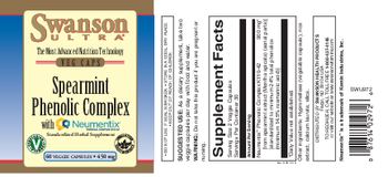 Swanson Ultra Spearmint Phenolic Complex with Neumentix Phenolic Complex K110-42 450 mg - standardized herbal supplement