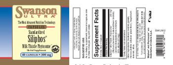 Swanson Ultra Standardized Siliphos Milk Thistle Phytosome 300 mg - herbal supplement