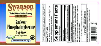 Swanson Ultra Sunflower Phosphatidylserine 100 mg - supplement