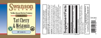Swanson Ultra Tart Cherry & Melatonin - supplement
