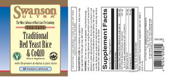 Swanson Ultra Traditional Red Yeast Rice & CoQ10 - supplement