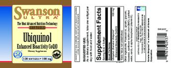Swanson Ultra Ubiquinol 100 mg - supplement