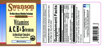 Swanson Ultra Vitamins A, C, E & Selenium - supplement