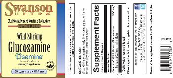 Swanson Ultra Wild Shrimp Glucosamine Osamine 500 mg - supplement