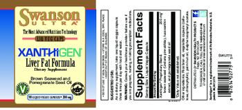 Swanson Ultra Xanthigen Liver Fat Formula 200 mg - supplement