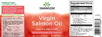 Swanson Virgin Salmon Oil - supplement
