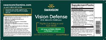 Swanson Vision Defense Eye Health Formula - supplement