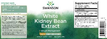Swanson White Kidney Bean Extract 1 gram - supplement