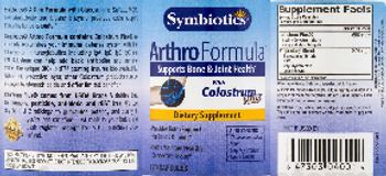 Symbiotics Arthro Formula - supplement