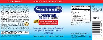 Symbiotics Colostrum Plus - supplement