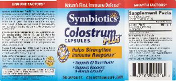 Symbiotics Colostrum Plus Capsules - colostrum supplement