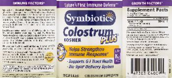 Symbiotics Colostrum Plus Kosher - colostrum supplement