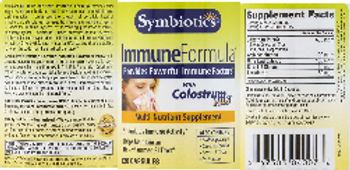 Symbiotics Immune Formula - multinutrient supplement