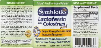Symbiotics Lactoferrin With Colostrum Plus - colostrum supplement