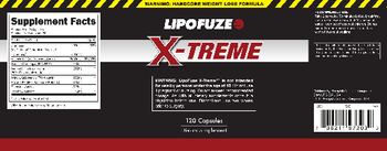 Synergistic Nutritional Compounds Lipofuze X-treme - supplement